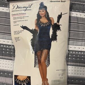 Dreamgirl Midnight Blue Flapper Dress